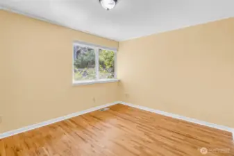 Bedroom 2 with south facing window