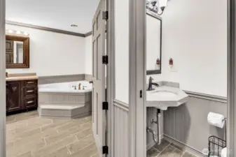 Large guest bathroom