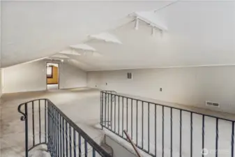 Upstairs living space