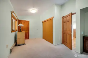 Guest Bedroom with ample closet space