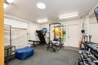 Separate from house - 640SF with gym