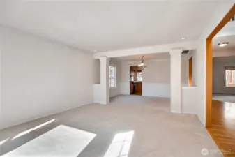 Inviting open floor plan with tons of natural lighting.