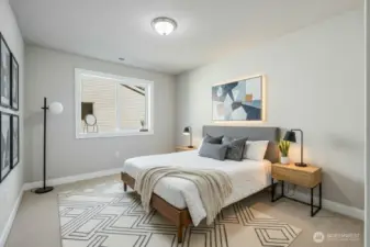 Each of the remaining four bedrooms impresses with spacious layouts and walk-in closets, offering generous storage while maintaining a sense of refined comfort. [Photo is virtually staged]