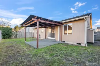 backyard, right corner