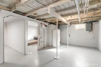 Downstairs extra space