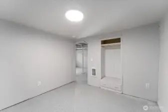 Extra finished room in basement