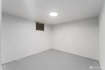 Extra finished room in basement