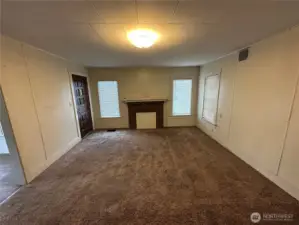 living room fireplace