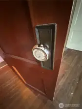 Closet door hardware