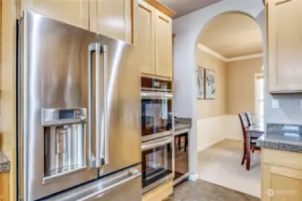 Gorgeous stainless appliances are very new and in great shape.