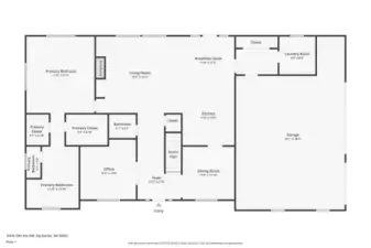 Main level floorplan.