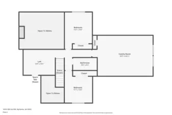 Second level floorplan.