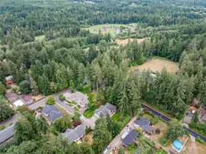 View of home with proximity to the Sehmel Park.