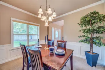 Formal dining room.