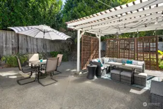 Fabulous back patio is perfect for entertaining!