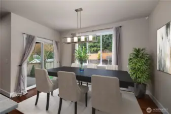 DINING ROOM | virtually staged