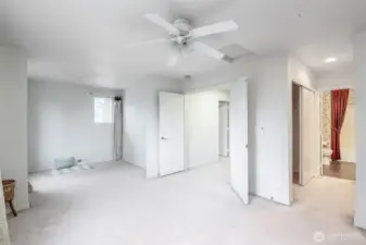 Second Primary bedroom with bathroom attached.