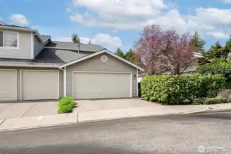 2 car attached garage, corner unit & gated community! HURRY!