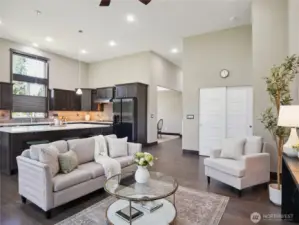 Open concept, enjoy sitting at the island while dinner is prepared.