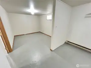 Basement room #1 with walk in closet