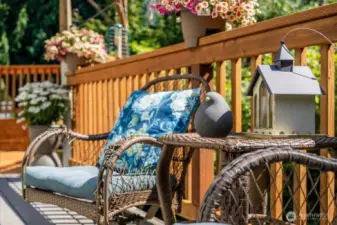 Gorgeous Deck to share with the local birds