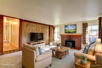 Living Room Virtually Staged