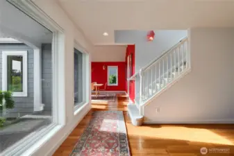 Google Nest smoke alarm throughout the house.