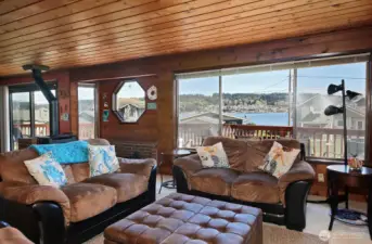 Enjoy water views from this level.