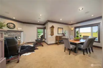 Family room off entrance