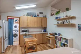 Kitchen to laundry room & back door