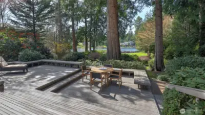 Enjoy the views while having a casual meal or entertaining on the spacious and versatile deck.