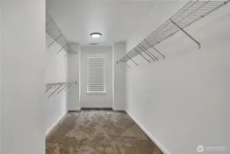 There are walk-in closets everywhere upstairs. The storage in this home is unbeatable.