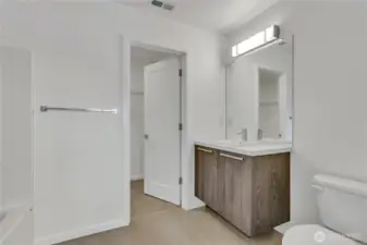 There are private baths off of every upstairs bedroom.