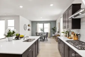 Photo rendering is representational. Actual home is under construction and finishes, elevation, and paint colors may vary. See site agent for details.