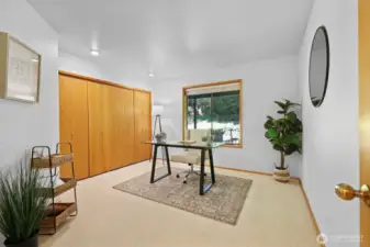 One of the 4 bedrooms.  This one's showcased as a home office.