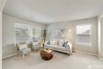 Formal living area to relax & enjoy.