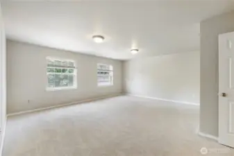 Flex room again showing windows for lots of natural light.