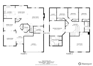 Floor plan.  3 D Tour attached under virtual tours.