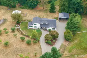 Shy 3acre lot that backs to 40acres of private green space