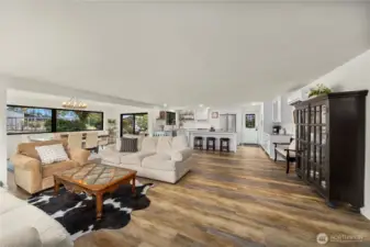 Large open floor plan is perfect for entertaining!