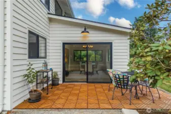 This patio is perfect for weekend BBQs!