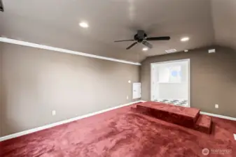 Media room/theatre on 2nd floor