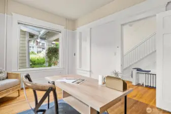 Office or Library off the entry.