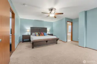 Large primary bedroom
