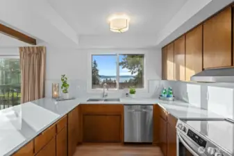 new appliances and tons of counter space