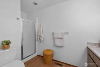 Primary with 3/4 bath