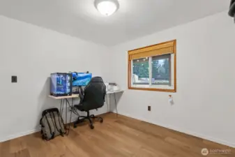 bedroom 2 currently used as office.