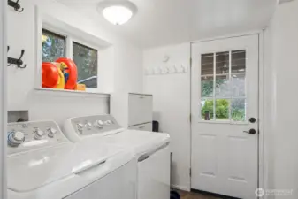 Back Entry to Mudroom.