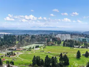 Jefferson Park and Mt. Rainier