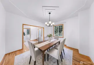 Formal dining room for special gatherings and celebrations